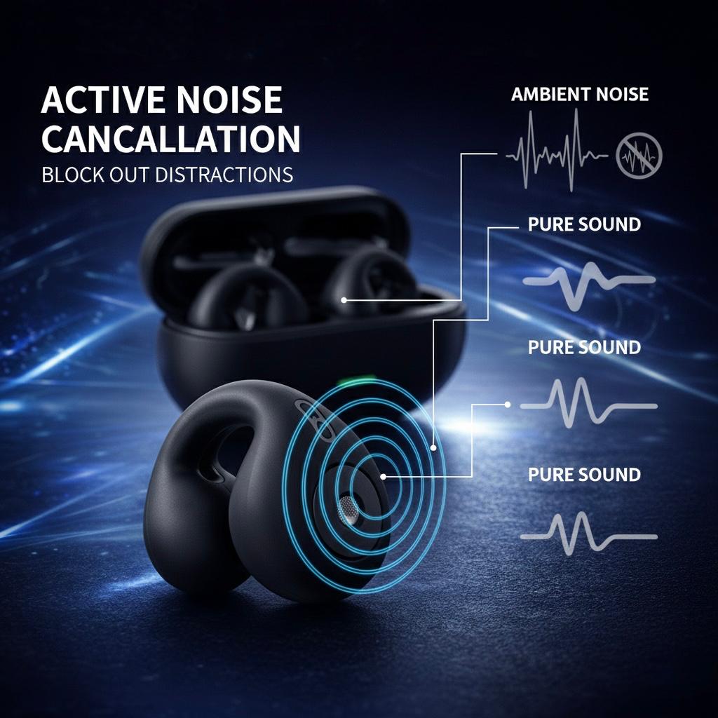 Wireless Clip Earbuds